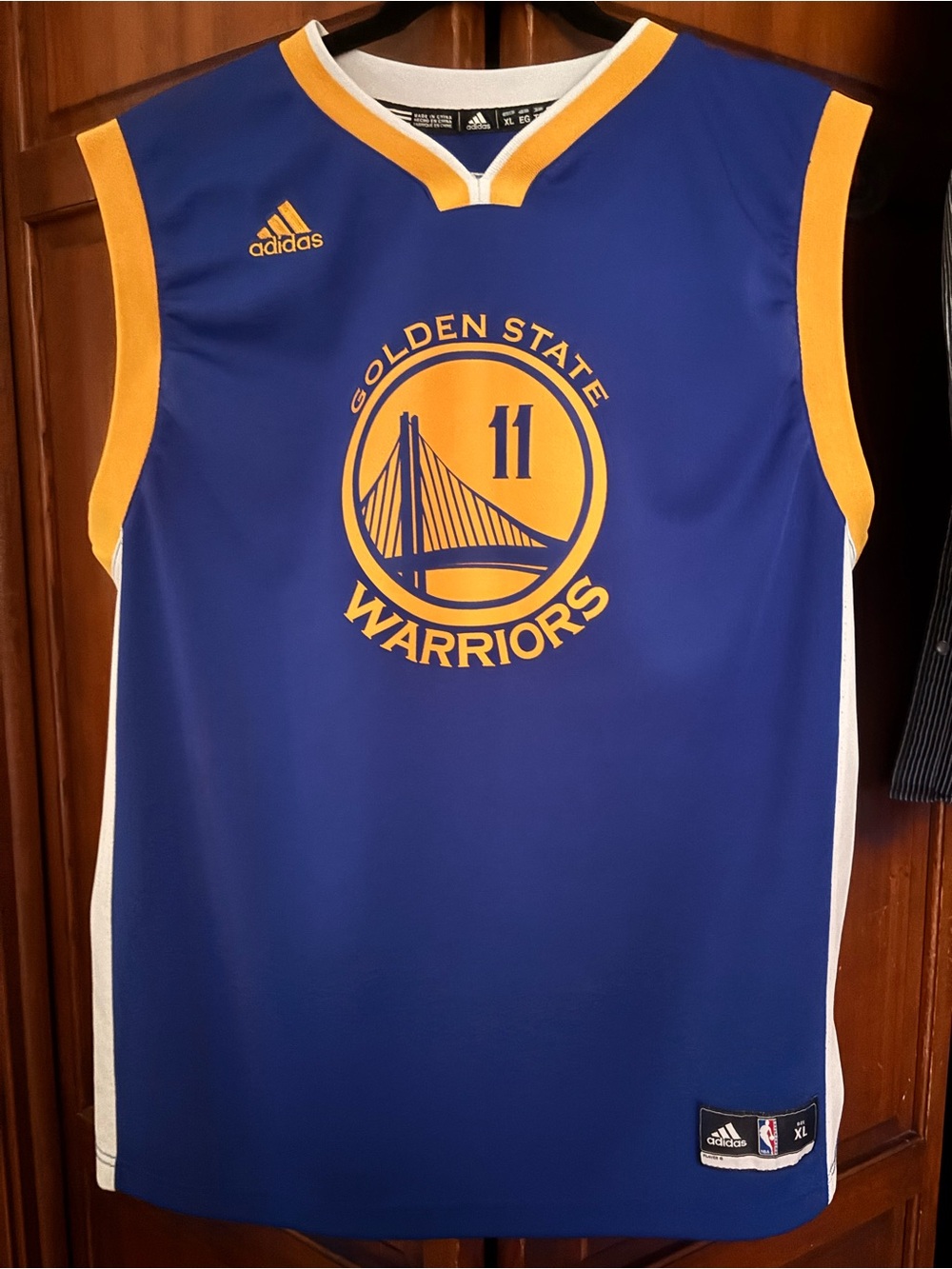adidas NBA Golden State Warriors Klay “3 Point Shooter” Thompson Blue #11 Jersey